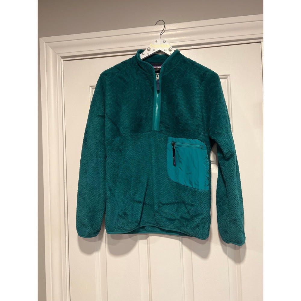 Patagonia Women's Re-Tool 1/2-Zip Pullover green women's small